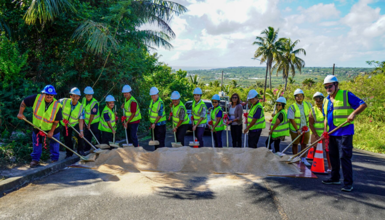 Groundbreaking ceremony marks milestone for Tinian waterline replacement project